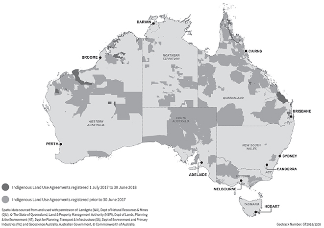 Map 2: Indigenous Land Use Agreement Map